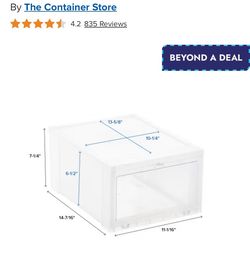 Shoe container plastic container boxes -container store