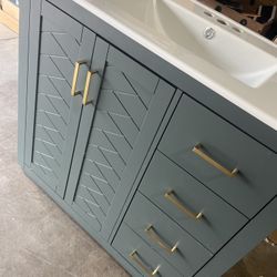 36 Inch Single Sink Bath Vanity 