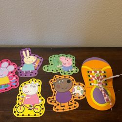 Lacing Peppa Pig And Shoe Tying Toy