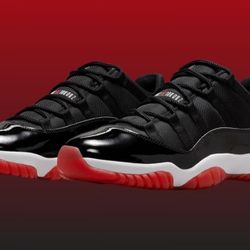 Jordan 11 Low Bred size 9,9.5,10,10.5,11,12 (NO TRADES PRICE IS FIRM)