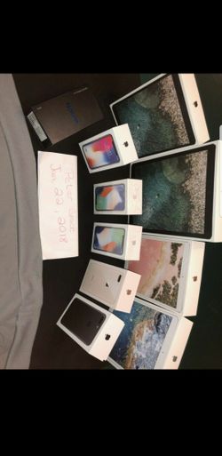 Brand new iPhone and iPad