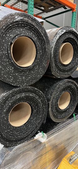 RUBBER FLOORING GYM FLOOR - COMMERCIAL GRADE! Heavy Duty Matts - Rubber Matting
