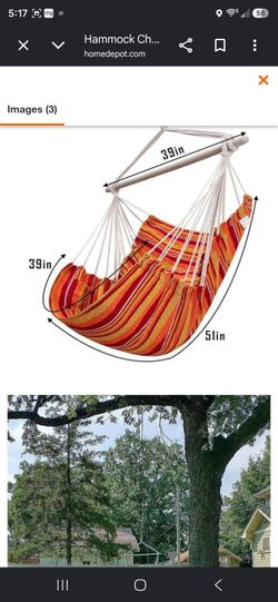 Colorful Hammock style Hanging Seats×2