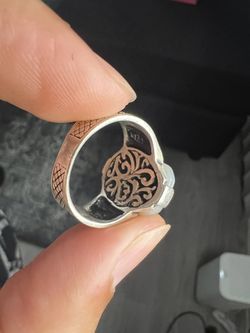 Silver Rings With Genuine Gemstones 