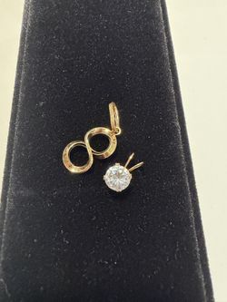 Two 14k Yellow Gold Pendants