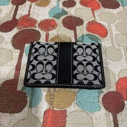 Black Vintage Coach Wallet 