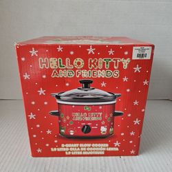 Hello Kitty And Friends Holiday 2 Quart Slow Cooker NEEDS CERAMIC POT 