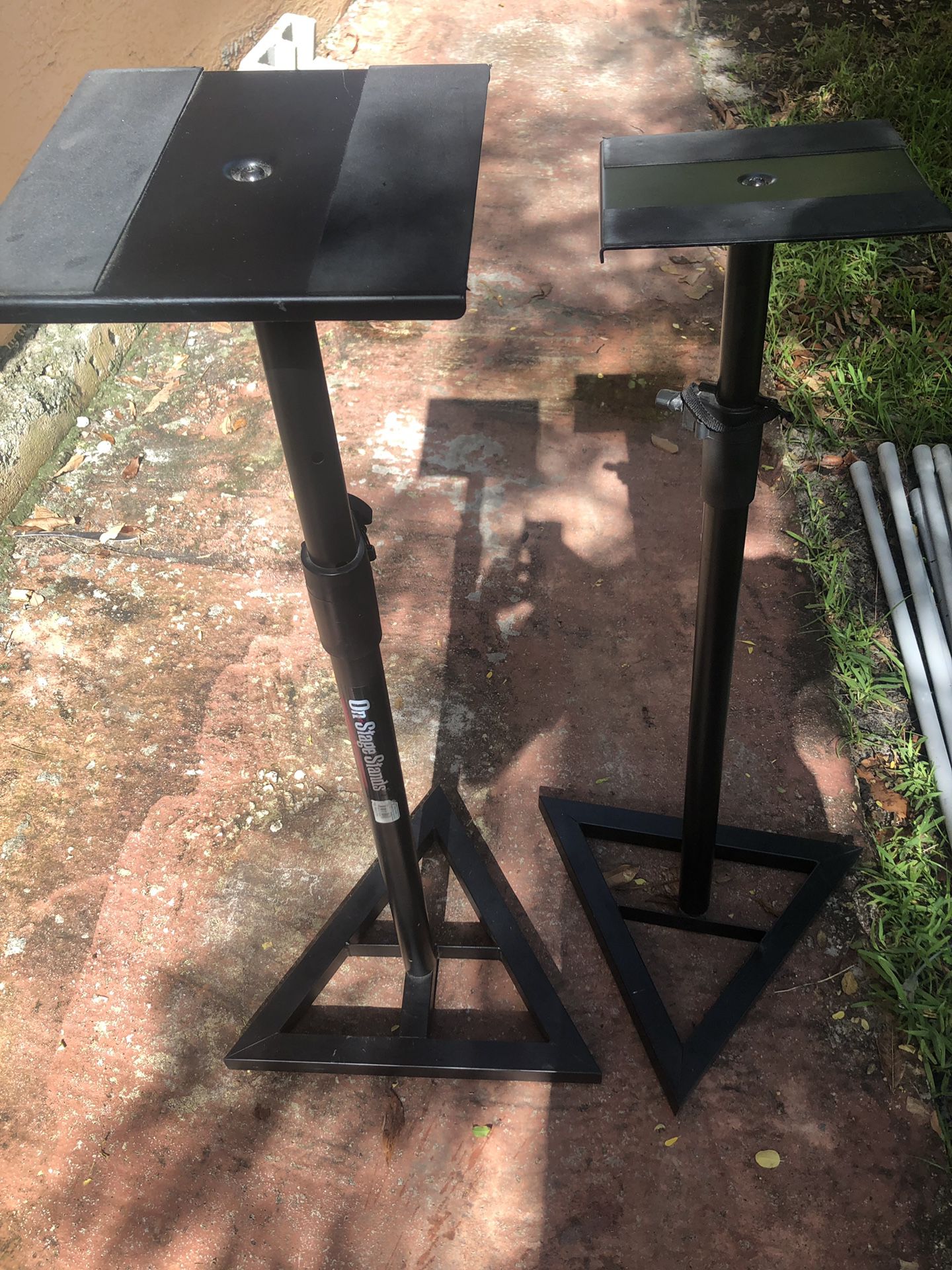 Metal stage stands