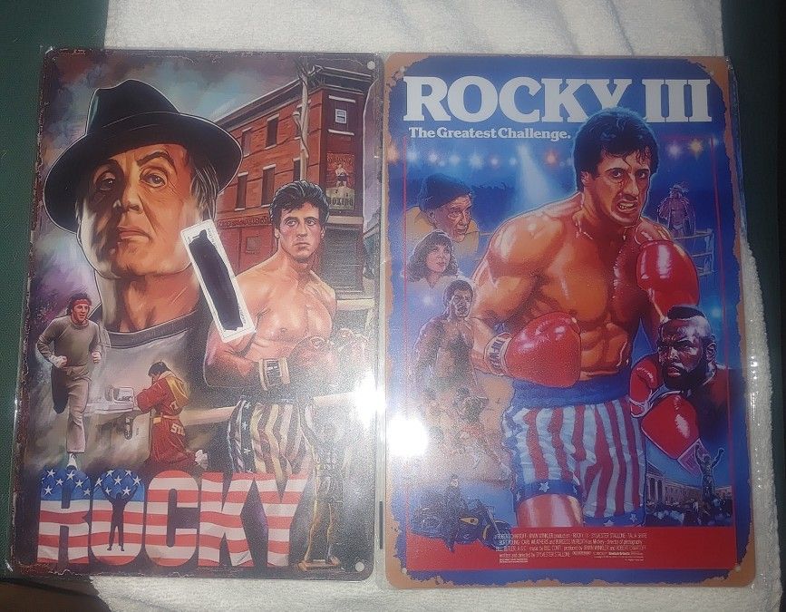 8"×12" Rocky Metal Wall Pictures