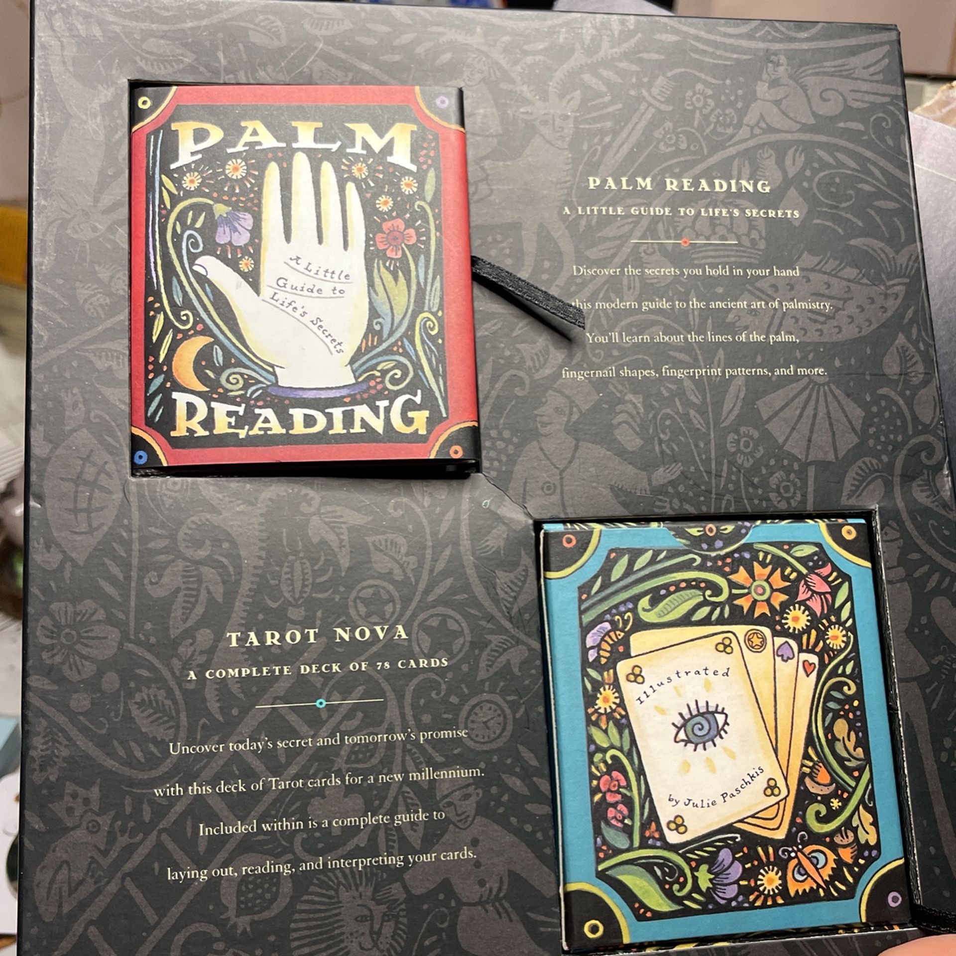 Tarot Cards And Palm Reading Book Fortunetelling Box Set