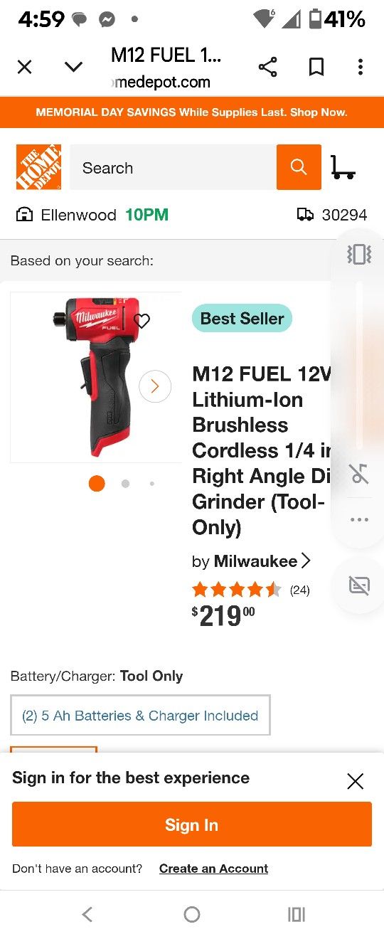 M12 Angle Die Grinder