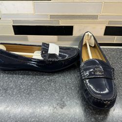 Coach Brand New Navy 6.5 Loafer Flat 