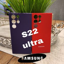 Samsung Galaxy S22 Ultra 2 Silicone Cases 