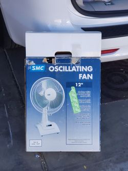 White fan 12 inch