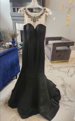 🔥Gorgeous Brand New Sexy black/nude gown dress prom wedding mermaid style🔥