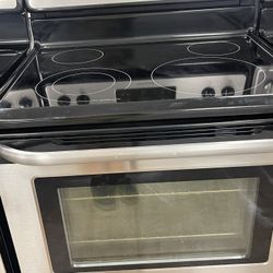 Frigidaire Glass Stove Stainless 