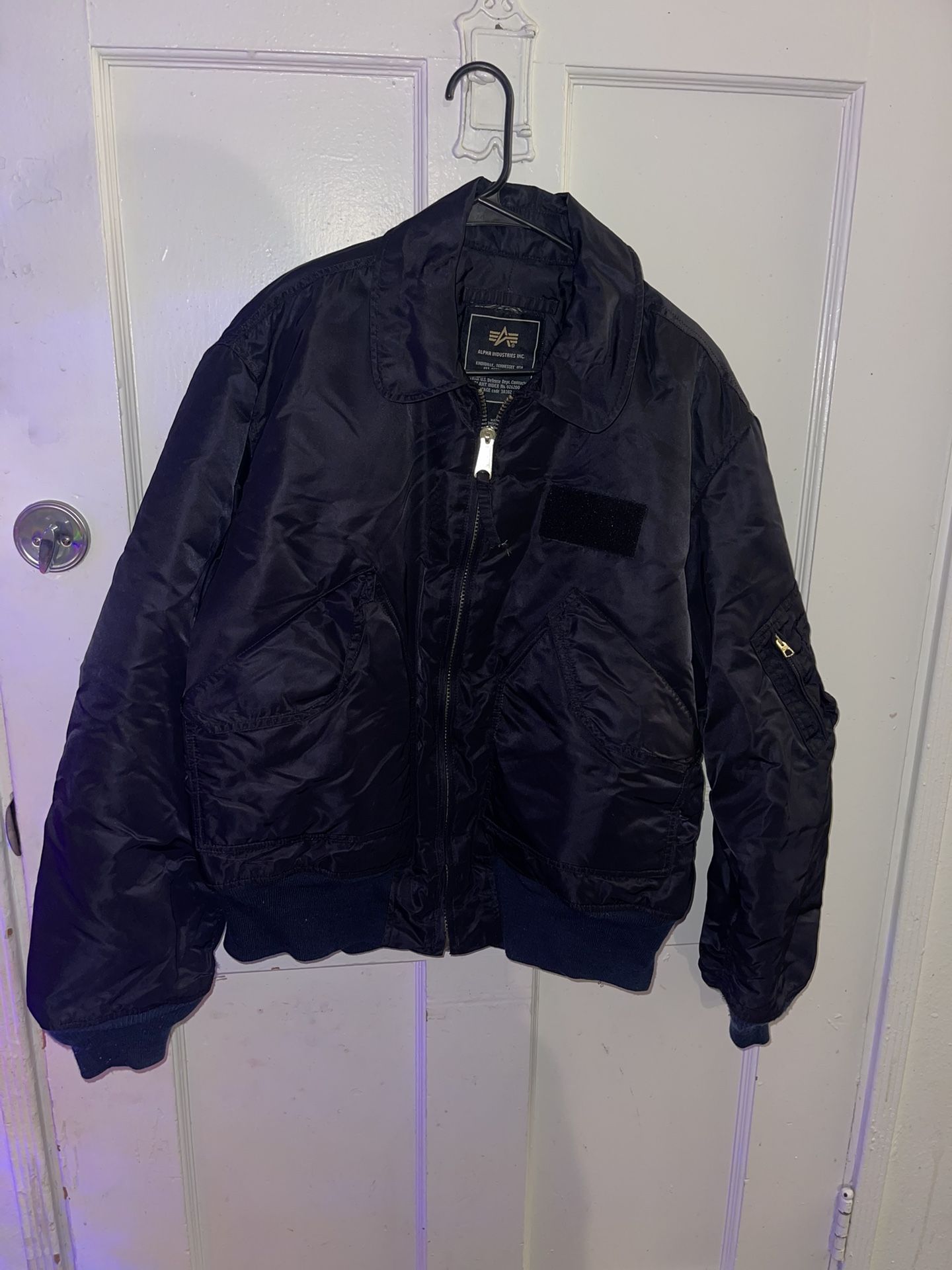 Alpha Industries Black Bomber Jacket