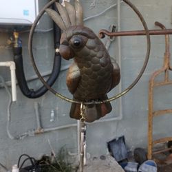 Sergio Bustamante Art Copper,Brass Parrot 