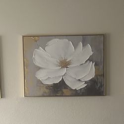 3 Piece Floral Canvases 