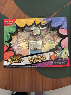 Ascended Heroes Deluxe Pin Collection - AH Pokemon TCG Card FIRM PRICE