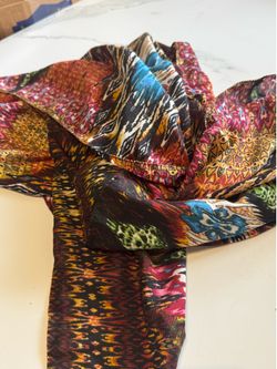 Pretty colorful ladies scarf