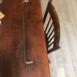 Vintage Clear Glass Towel Bar 24.5” $39.99