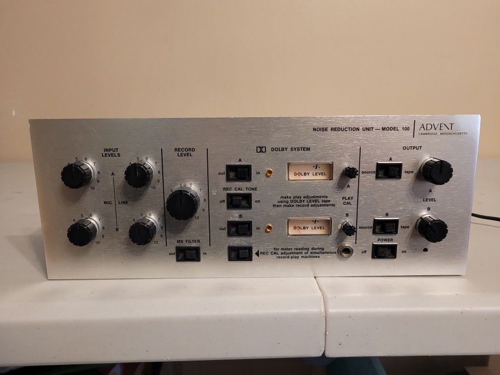 Vintage Advent Noise Reduction Unit # 100