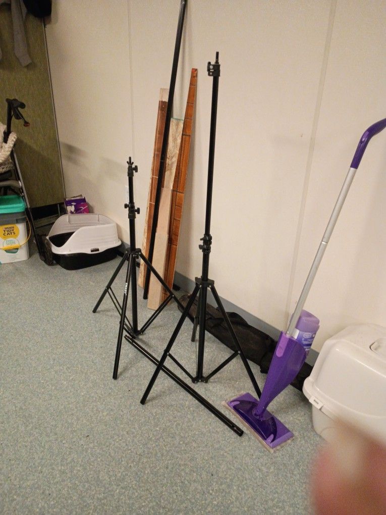 Photo Backdrop/Lighting Tripod Set