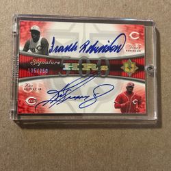 2005 Ultimate Signature Home Runs Dual Autograph #RG Frank Robinson / Ken Griffey Jr. 