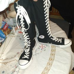 Brand New Knee High Converse All Stars