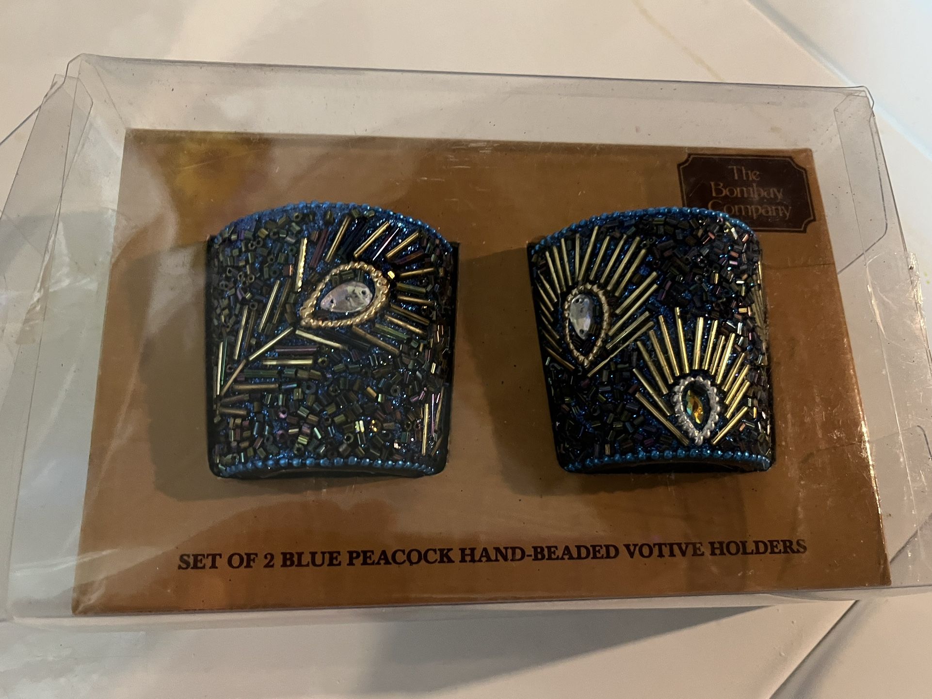 Peacock Votives