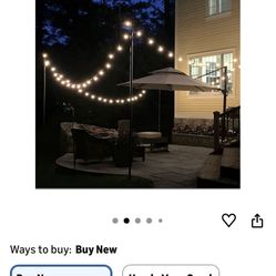 String light Poles Brand New In Box 2 Pack