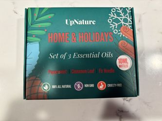 Up Nature Home & Holidays Set Of 3 Essential Oils 10ML Bottles - Brand New