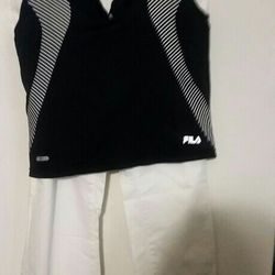 FILA shirt And RALPH LAUREN pants 