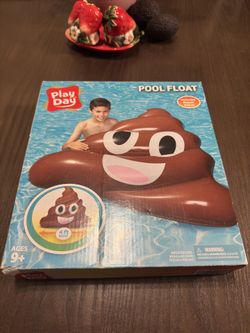Poop Emoji Pool Float