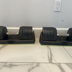 JAXJOX - Dumbbell - Adjustable Dumbbell Pair - Cool Gray