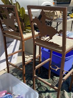 Custom Cowboy Barstools