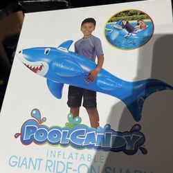 Inflatable Giant ride On Shark