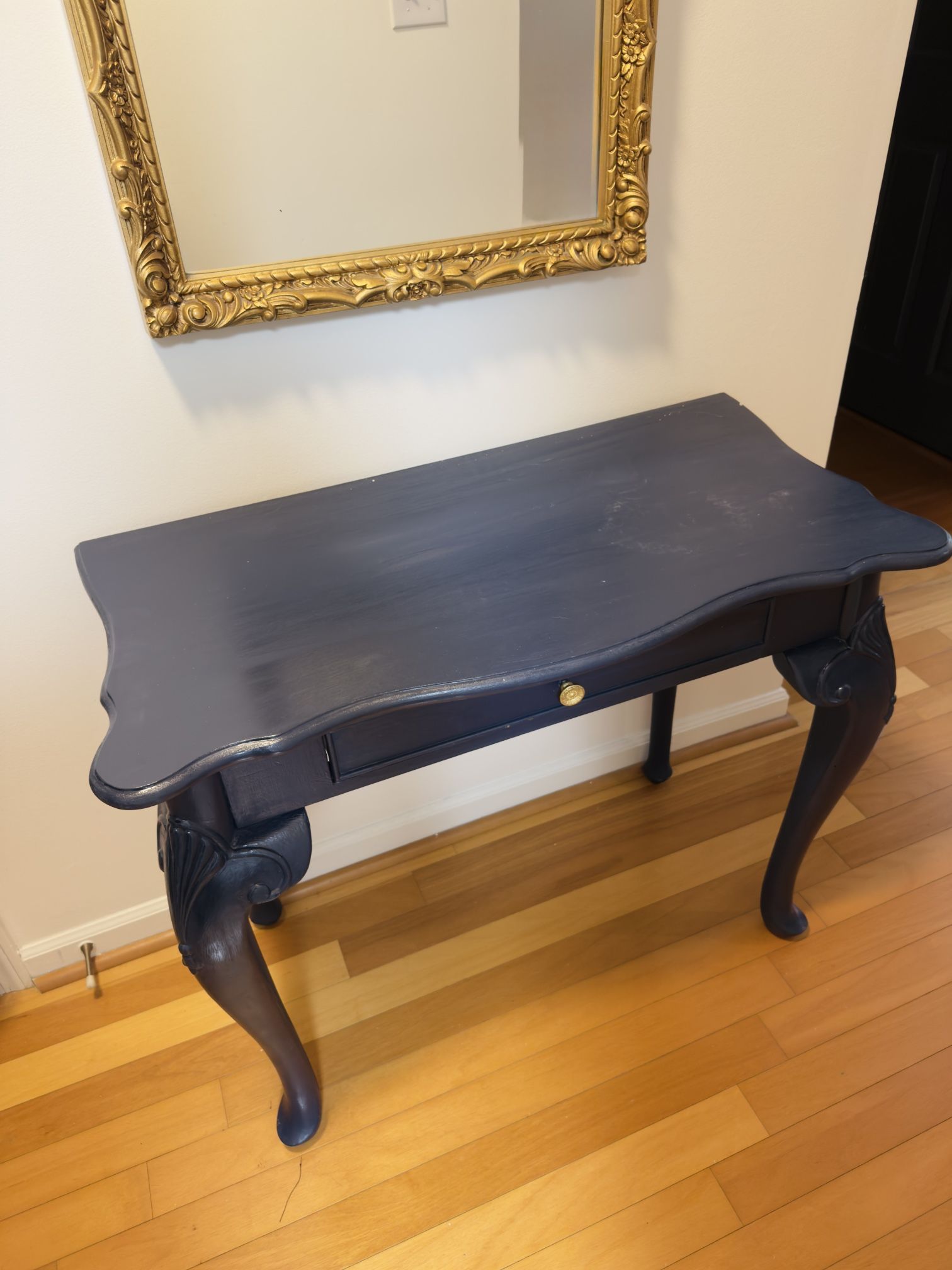 Wood Console Table  