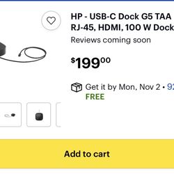 Hp USB-C Docking Station G5