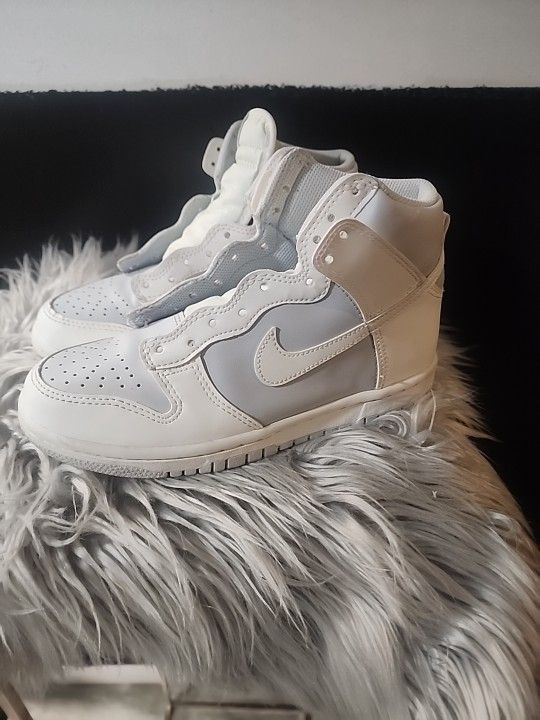 Nike Dunk High 'White Pure Platinum Size 4.5