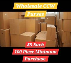 WHOLESALE CCW Purses $5 Each 24 Styles Available