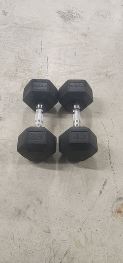 35 lb Rogue Hex Dumbbells (Pair)