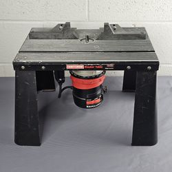 CRAFTSMAN ROUTER Double Insulated 25000 RPM With CRAFTSMAN Table