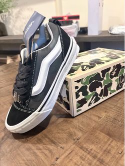 Sizes 5M & 8.5M Vans Knu Skool Bape Camo Black