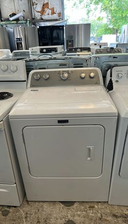 Maytag White Dryer with SensorDry Tech