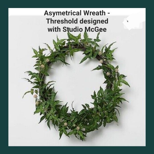 New Threshold Assemetrical Wreath