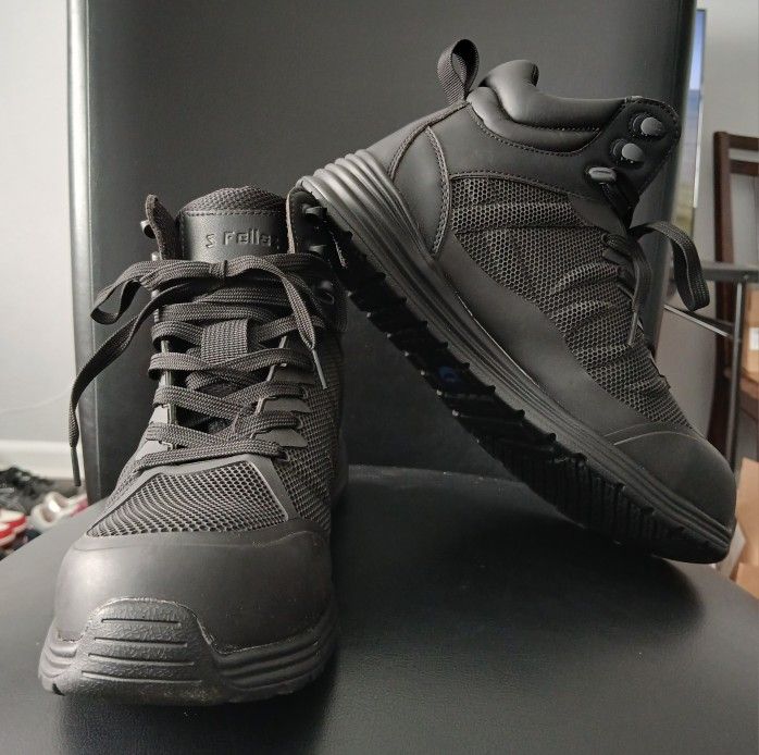 S Fellas. Composite Toe Work Boots. Unisex. Men Size 7. Women Size 9.