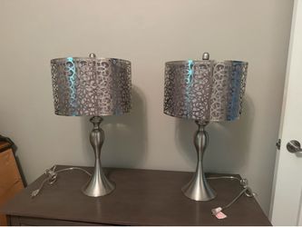 Set of stainless steel decorative lamps