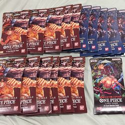 One Piece Card Game Sleeved Boosters